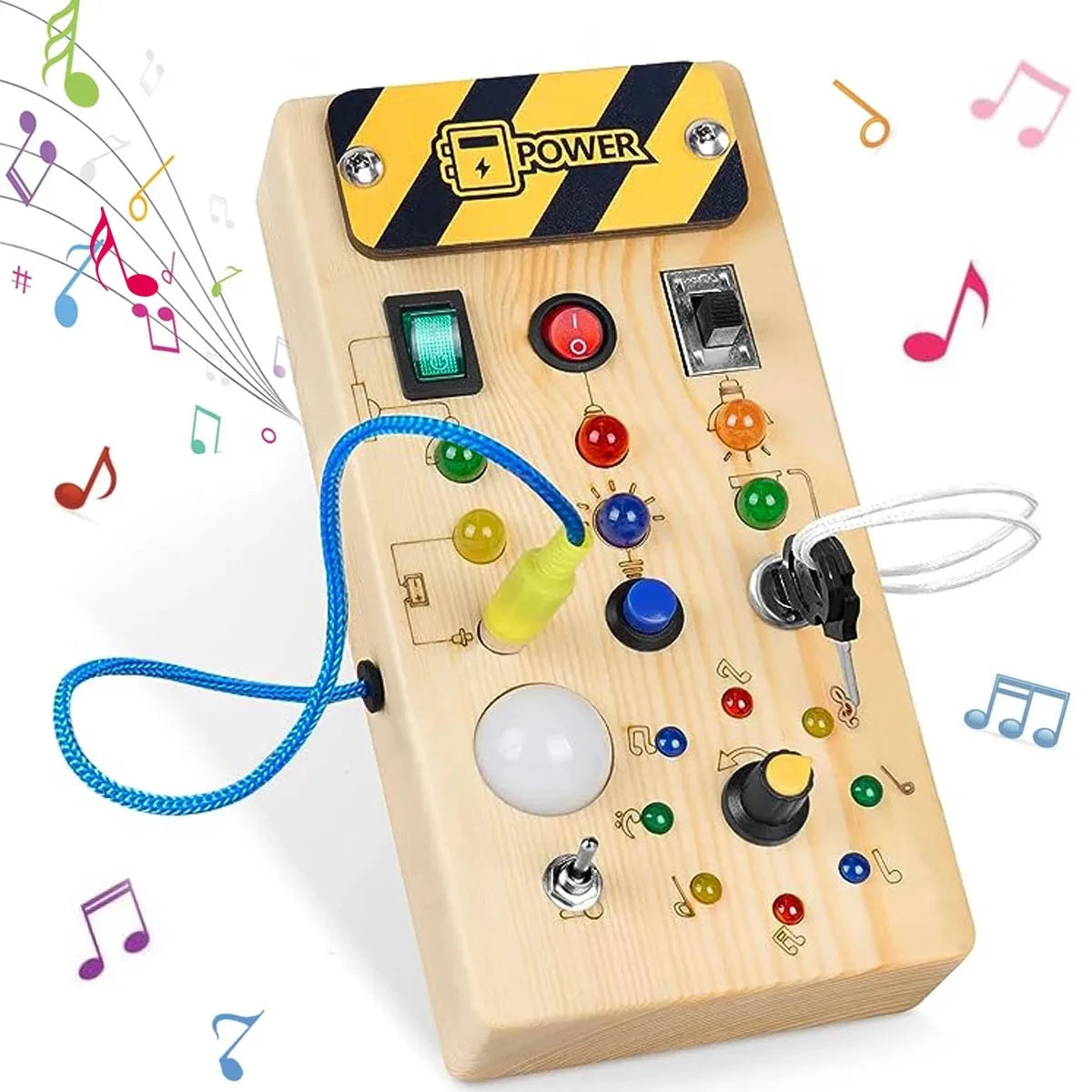 Buzzytots™ Montessori Musical Busy Board