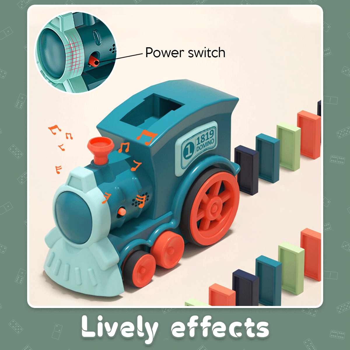 Buzzytots™ Electric Domino Train