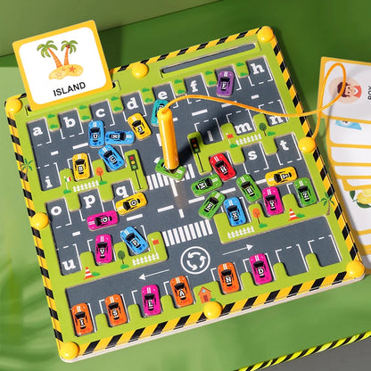 Buzzytots™ Montessori Magnetic Car Maze